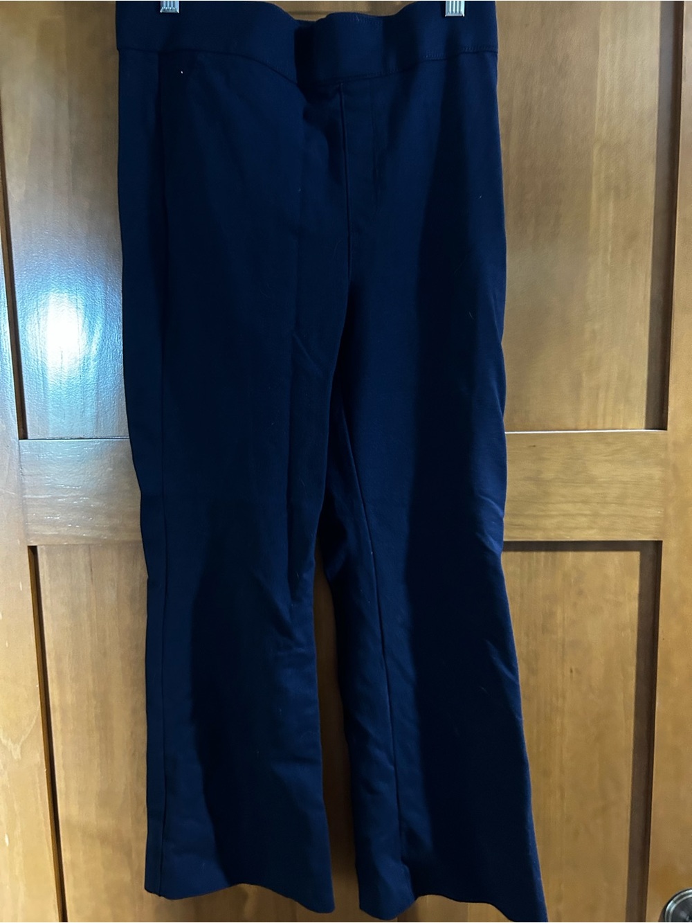 Nine West Blue Stretch Waist Work Pants